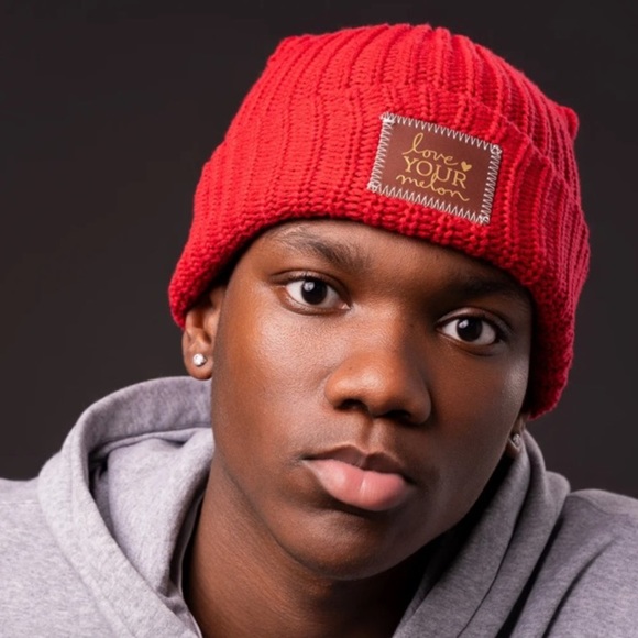 LOVE YOUR MELON Beanie Hat Cuffed Style Cotton Charcoal Speckled Men’s Women’s - Picture 3 of 10